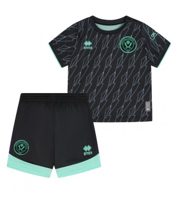 Sheffield United Replica Away Stadium Kit for Kids 2024-25 Short Sleeve (+ pants)